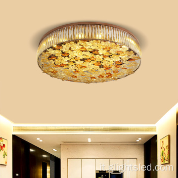 Lampadario a led da soffitto in vetro decorativo per interni